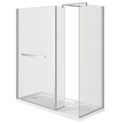 Matrix 1400 X 900mm Ultimate Walk In Enclosure 10mm (inc. Side Panel + Tray)