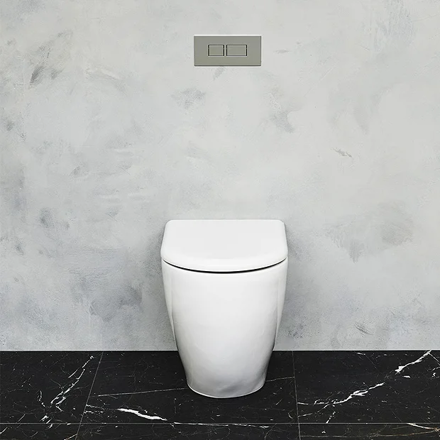 Britton Bathrooms Milan Rimless Back To Wall Pan + Soft Close Seat 5 Britton Bathrooms Milan Rimless Back To Wall Pan + Soft Close Seat - Image 5