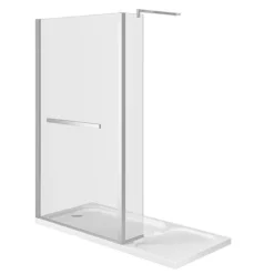 Matrix 1700 X 760mm Ultimate Walk In Enclosure 10mm + Tray -Villeroy Shop 17x76t nd2