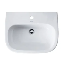 Duravit D-Code 1TH Basin + Full Pedestal -Villeroy Shop 2310600000 d1
