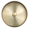 JTP Vos Brushed Brass Round Stainless Steel Counter Top Basin + Waste