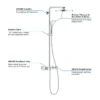 Grohe Euphoria SmartControl 310 DUO Shower System - Chrome