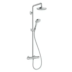 Hansgrohe Croma Select S Showerpipe 180 Thermostatic Shower Mixer