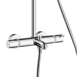 Hansgrohe Croma Select S Showerpipe 180 Thermostatic Bath Shower Mixer -Villeroy Shop 27351400 d1