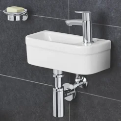 Grohe Euro 370mm 1TH Compact Right Hand Wall Hung Basin -Villeroy Shop 39327000 d1