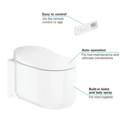 Grohe Sensia Arena Wall Hung Smart Toilet + FREE TOILET ROLL HOLDER -Villeroy Shop 39354sh1 d3nn