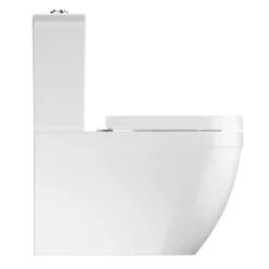 Grohe Euro Rimless Close Coupled Toilet With Soft Close Seat (Bottom Inlet) + FREE TOILET ROLL HOLDER -Villeroy Shop 39462000 nd1