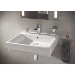 Grohe Cube Ceramic 600mm 1TH Wall Hung Basin