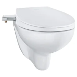 Grohe Bau 2-in-1 Manual Bidet Seat & Rimless Wall Hung Toilet + FREE TOILET ROLL HOLDER 7 Grohe Bau 2-in-1 Manual Bidet Seat & Rimless Wall Hung Toilet + FREE TOILET ROLL HOLDER -Villeroy Shop 39651sh0 d1