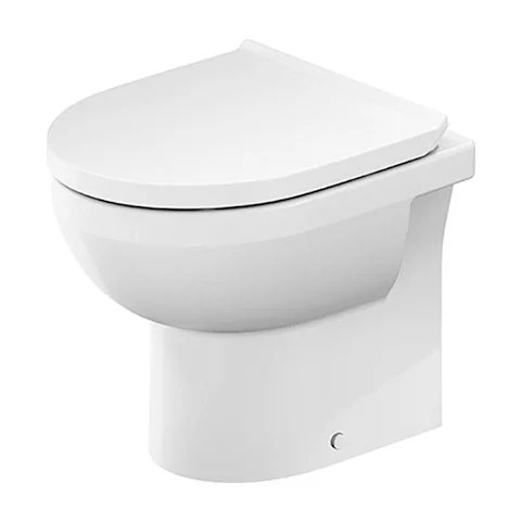Duravit No.1 Rimless Back To Wall Toilet Pan + Soft-Close Seat 2 Duravit No.1 Rimless Back To Wall Toilet Pan + Soft-Close Seat - Image 2