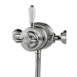 Aqualisa - Aquatique Thermo Exposed Thermostatic Valve With Slide Rail Kit - Chrome -Villeroy Shop 500.10.01561.01 d1
