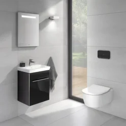 Villeroy & Boch Villeroy And Boch Avento DirectFlush Rimless Wall Hung Toilet W/ Slim Soft Close Seat -Villeroy Shop 5656rs01 d4