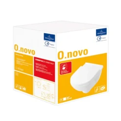 Villeroy & Boch Villeroy And Boch O.novo Wall Hung Toilet W/ Soft Close Toilet Seat