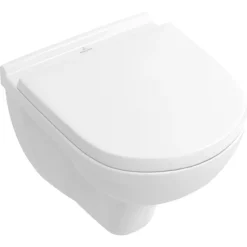 Villeroy & Boch Villeroy And Boch O.novo Wall Hung Toilet W/ Soft Close Toilet Seat -Villeroy Shop 5688h101 d1