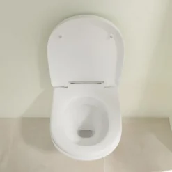 Villeroy & Boch Villeroy And Boch O.novo DirectFlush Wall Hung Toilet W/ Soft Close Toilet Seat -Villeroy Shop 5688hr01 d1