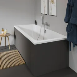 Duravit D-Code 1800 X 800mm Double Ended Bath + Support Feet -Villeroy Shop 700101000000000 d3