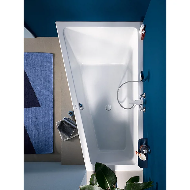 Duravit No.1 Trapezoidal Bath + Support Feet (Left Hand) 5 Duravit No.1 Trapezoidal Bath + Support Feet (Left Hand) - Image 5