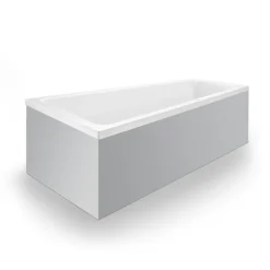 Duravit No.1 Trapezoidal Bath + Support Feet (Right Hand)