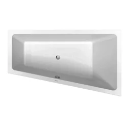 Duravit No.1 Trapezoidal Bath + Support Feet (Right Hand) -Villeroy Shop 70050 d1