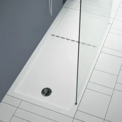 Arezzo 1400 X 900 Wet Room (incl. 800mm Square Matt Black Framed Screen + White Tray) -Villeroy Shop 8sqbws14t d3