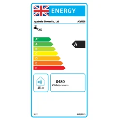 AQUAS Indulge Touch Inline X-Jet 9.5KW Chrome Electric Shower