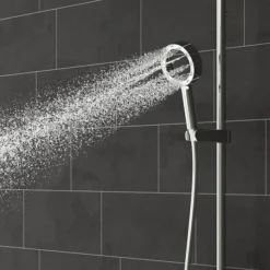 AQUAS XJET 200 Thermostatic Shower System - Chrome -Villeroy Shop a000461d2