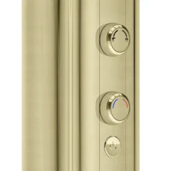 AQUAS AquaMax Flex Manual Smart 9.5KW Brushed Brass Electric Shower -Villeroy Shop a000524 d1