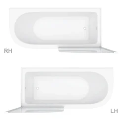 Appleby 1700 Roll Top Shower Bath With Screen + Chrome Leg Set -Villeroy Shop a17bsr new detail1