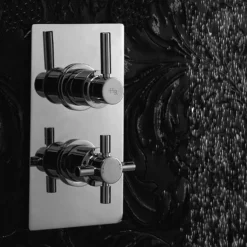 Hudson Reed Tec Pura Twin Concealed Thermostatic Shower Valve -Villeroy Shop a3003vd