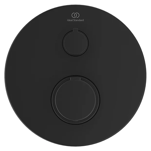 Ideal Standard Silk Black Ceratherm T100 Built-In Thermostatic 1 Outlet Shower Mixer 3 Ideal Standard Silk Black Ceratherm T100 Built-In Thermostatic 1 Outlet Shower Mixer - Image 3