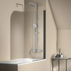 Ideal Standard Ceratherm T100 Exposed Thermostatic Bath Shower System