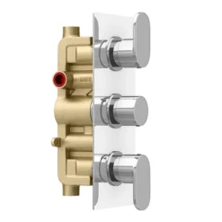 Amos Concealed Thermostatic Triple Shower Valve
