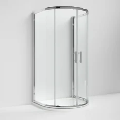 Pacific D-Shape Shower Enclosure Inc. Shower Tray + Waste