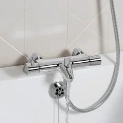 Bristan - Artisan TMV2 Thermostatic Bath Shower Mixer - Chrome -Villeroy Shop ar2thbsmc.ai1