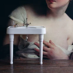 Arcade 900mm Basin And Ceramic Console Legs -Villeroy Shop arcade900mmbasinandceramicconsolelegsd1