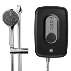 Triton Danzi 8.5kw Electric Shower - Black -Villeroy Shop ardanz08blk d3