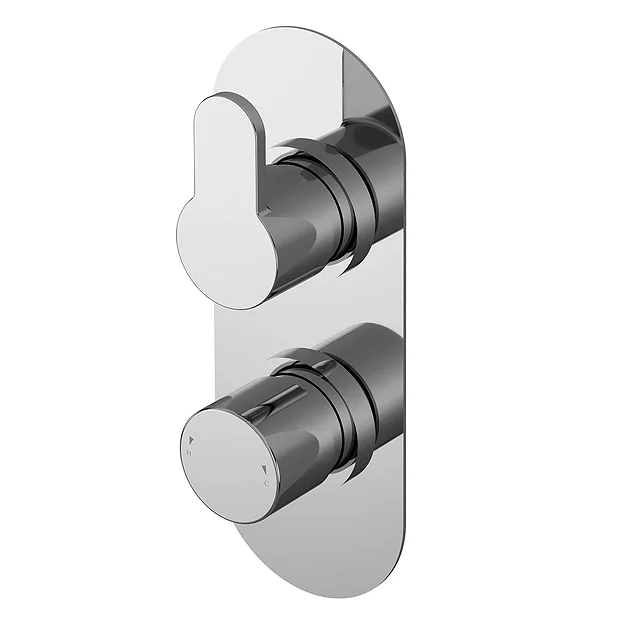 Nuie Arvan Twin Concealed Thermostatic Shower Valve 2 Nuie Arvan Twin Concealed Thermostatic Shower Valve - Image 2