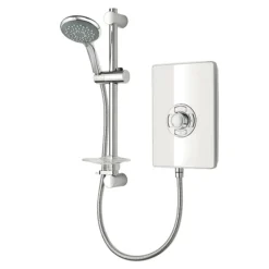 Triton - Aspirante 8.5 Kw Electric Shower - White Gloss -Villeroy Shop asp08gswhta1 1