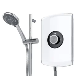 Triton Amore 8.5kW Electric Shower - Gloss White -Villeroy Shop aspamo8gswht d3 1