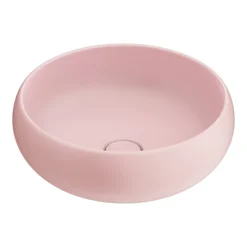 Arezzo Round Counter Top Basin (360mm Diameter - Matt Pink)
