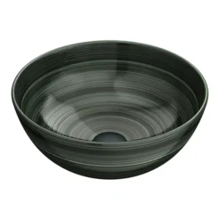Arezzo Round Brushed Dark Green Counter Top Basin 0TH - 358mm Diameter 6 Arezzo Round Brushed Dark Green Counter Top Basin 0TH - 358mm Diameter -Villeroy Shop az17dg detail1