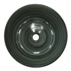Arezzo Round Brushed Dark Green Counter Top Basin 0TH - 358mm Diameter 7 Arezzo Round Brushed Dark Green Counter Top Basin 0TH - 358mm Diameter -Villeroy Shop az17dg detail2