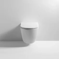 Arezzo Matt White Rimless Wall Hung Toilet Incl. Soft Close Seat -Villeroy Shop az233wmw d3