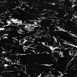 Arezzo 500 Black Marble Effect Worktop With Chrome Wall Mounted Frame