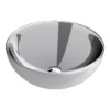 Arezzo Round 415mm Silver Ceramic Counter Top Basin