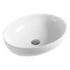 Arezzo Gloss White Curved Oval Counter Top Basin 0TH (520 X 395mm)