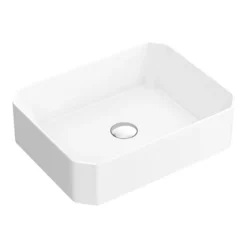 Arezzo 500 X 365mm Slim 8-Sided Rectangular Counter Top Basin