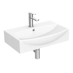 Arezzo 600 X 400 Modern Wall Mounted / Counter Top 1TH Basin -Villeroy Shop az814d n d1