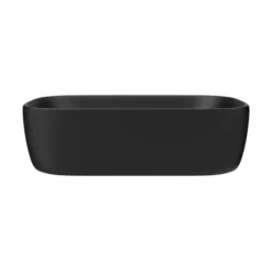 Arezzo 465 X 325mm Matt Black Curved Rectangular Counter Top Basin -Villeroy Shop azb465d2