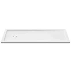 Arezzo 1700 X 700 Bath Replacement Wet Room (1000mm Brushed Brass Screen W. Tray)
